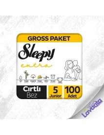 Sleepy Extra Günlük Aktivite Gross Paket Bebek Bezi 5 Numara Junior 100 Adet