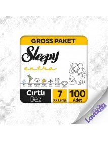Sleepy Extra Günlük Aktivite Gross Paket Bebek Bezi 7 Numara Xxlarge 100 Adet