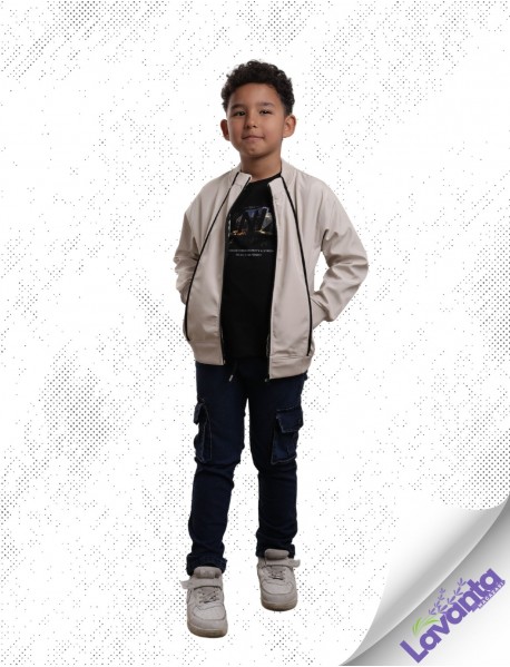 Çici Polo Ceketli 3’lü Takım