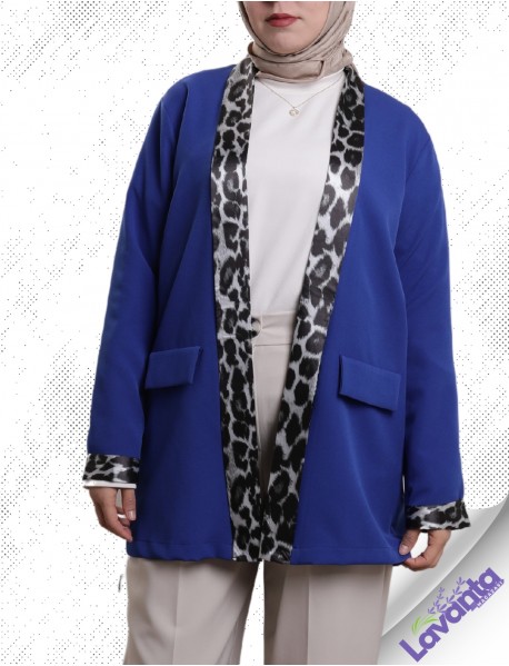V.V.M Leopar Desenli Blazer