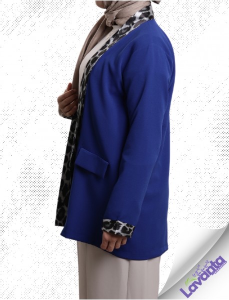 V.V.M Leopar Desenli Blazer