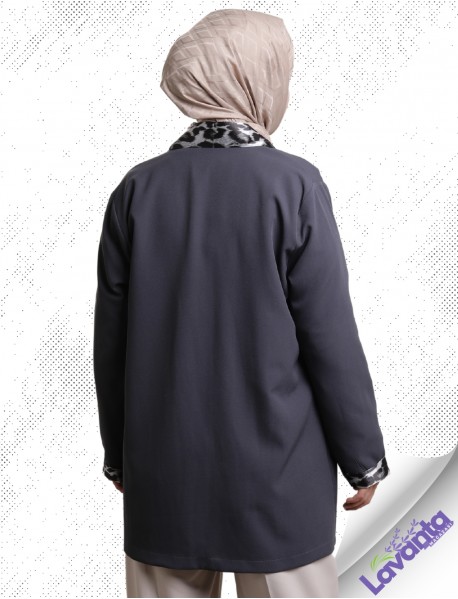 V.V.M Leopar Desenli Blazer