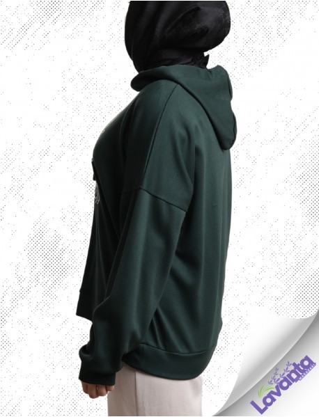 Hisset Oysho Önü Nakışlı Sweatshirt