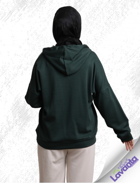 Hisset Oysho Önü Nakışlı Sweatshirt