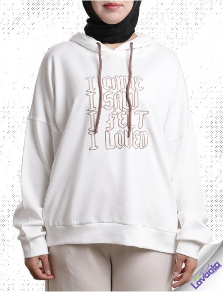 Hisset Oysho Önü Nakışlı Sweatshirt