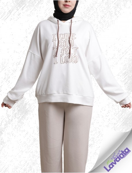 Hisset Oysho Önü Nakışlı Sweatshirt
