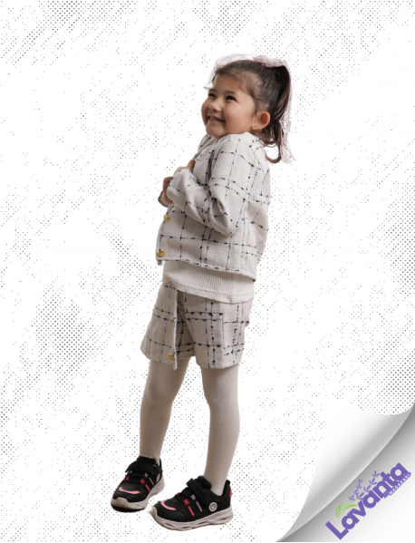 Digadik Kids Club 3’lü Kız Takım Elbise