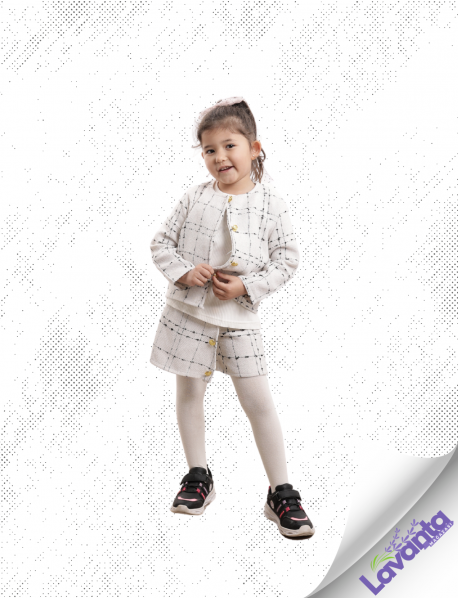 Digadik Kids Club 3’lü Kız Takım Elbise