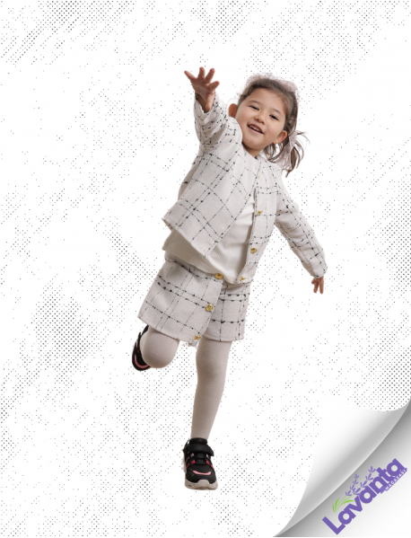 Digadik Kids Club 3’lü Kız Takım Elbise